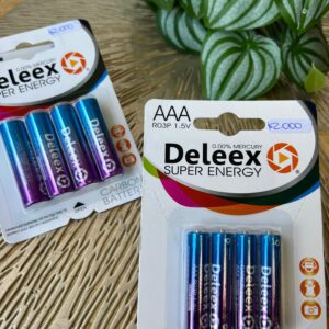 Pack X4 pilas Deleex Super Energy