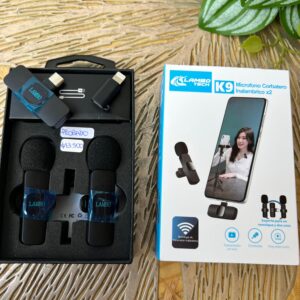 Kit Micrófonos Corbateros Inalámbricos
