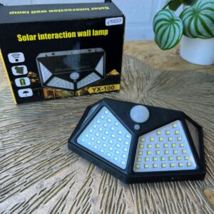 Lámpara Solar de Pared con Sensor de Movimiento