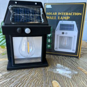 Lámpara Solar de Pared con Sensor de Movimiento