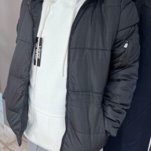 Campera Inflable con Piel