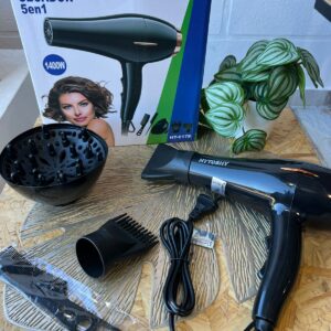 Secador de Pelo Multifunción 5 en 1 1400W