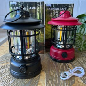 Farol de Camping Retro Recargable USB Dimerizable