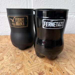 Vaso Fernetero Formato Botella Cortada | Estilo "Viajero"