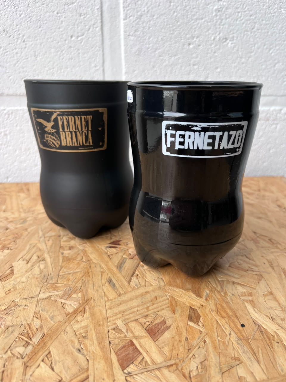 Vaso Fernetero Formato Botella Cortada | Estilo "Viajero"