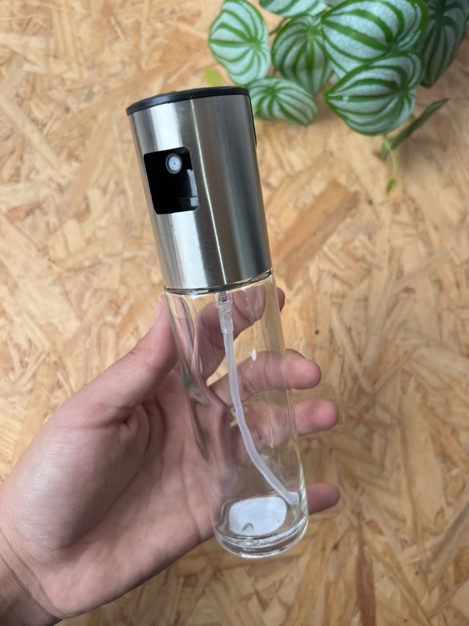 Pulverizador Spray para Aceite y Vinagre de Vidrio y Acero