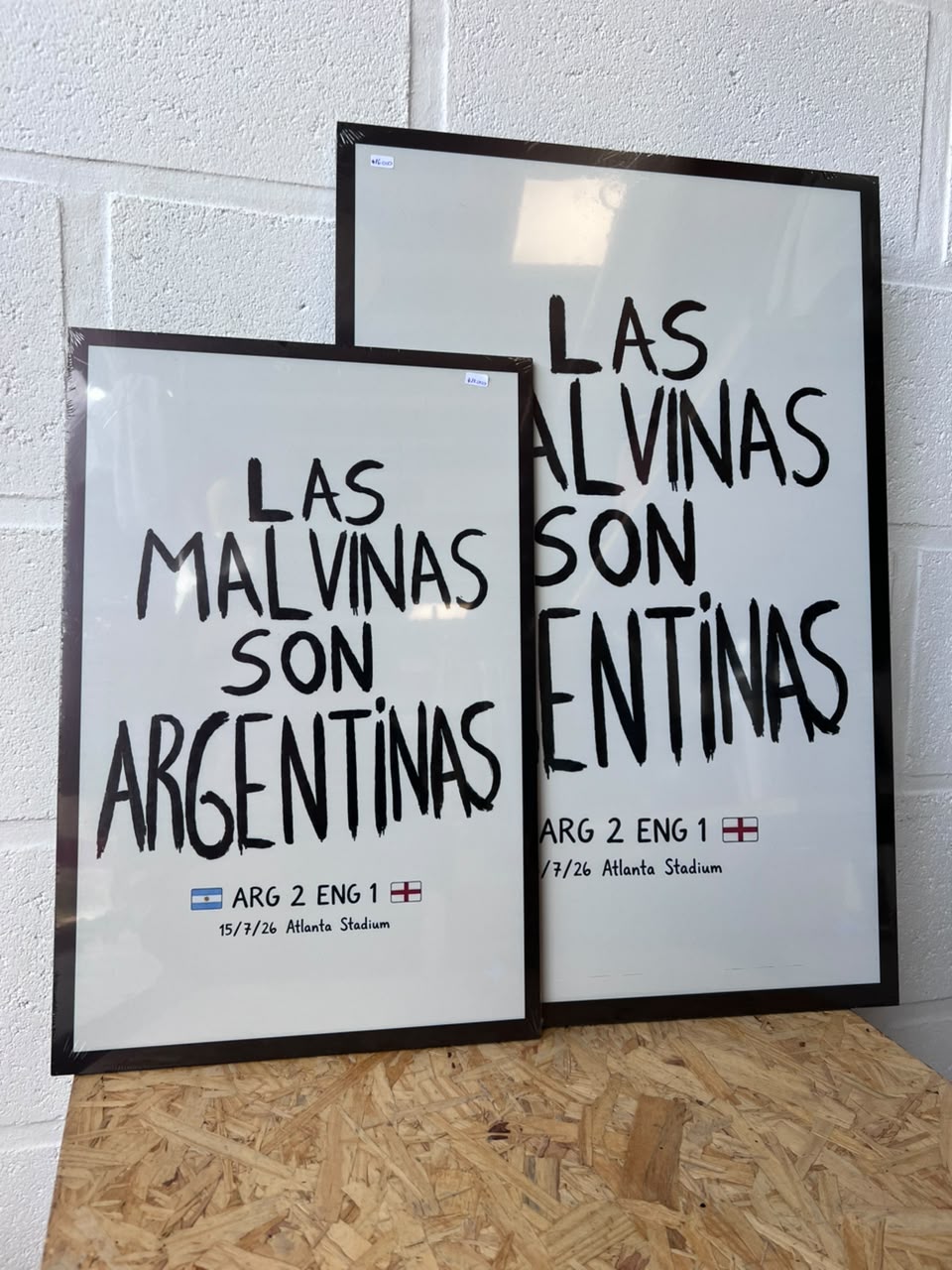 Cuadro Decorativo "Las Malvinas Son Argentinas"
